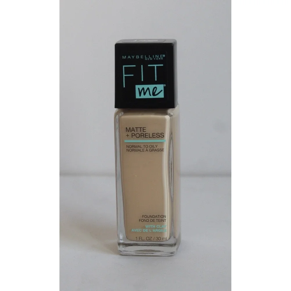 Maybelline Fit Me Matte & Poreless Liquid Foundation Makeup - 102 Fair Porcelain